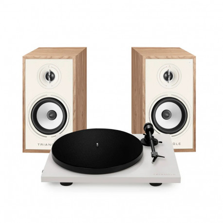 pack triangle BR02 CONNECT + LUNAR 1 chene enceintes connectées + platine td