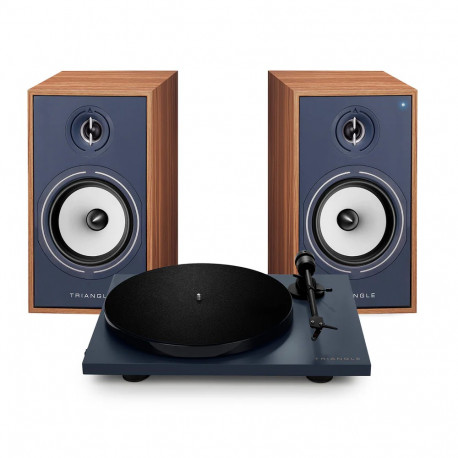 pack triangle BR02 CONNECT + LUNAR 1 chene enceintes connectées + platine td