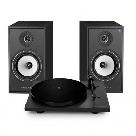 pack triangle BR03 CONNECT + LUNAR 1 vert enceintes connectées + platine td