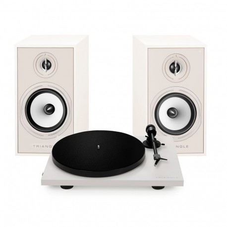 pack triangle BR03 CONNECT + LUNAR 1 noir enceintes connectées + platine td