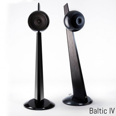 cabasse baltic 4 sur pied laque noire la paire cabasse baltic 4 sur pied laque noire la paire
