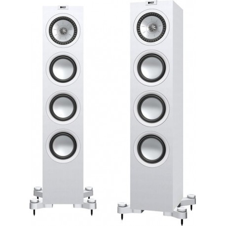 kef q550 enceintes colonnes la paire