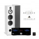 PacK TRIANGLE BOREA BR10 NOIRES + ADVANCE PARIS A 10 AMPLI INTEGRE HYBRIDE + CLE XFTB02 + CABLE HP 2X2.5M