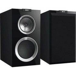 KEF R300 enceinte laque noir bibliothèque la paire reprise