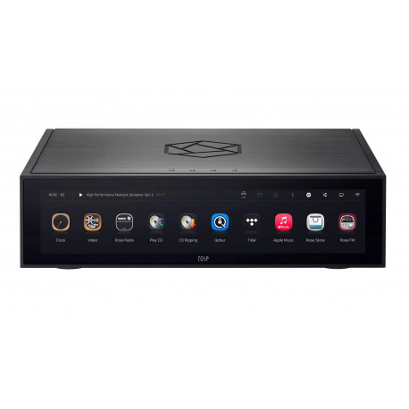 ROSE RS151 B noir Lecteur réseau audio